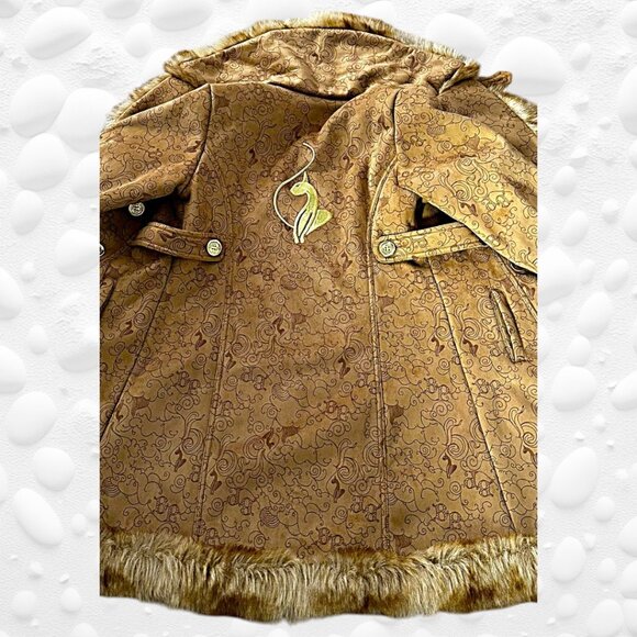 “Y2K Baby Phat Faux Fur Coat,” “Kimora Lee Simmons GIRLZ” “Collector’s Item! M - Picture 2 of 15